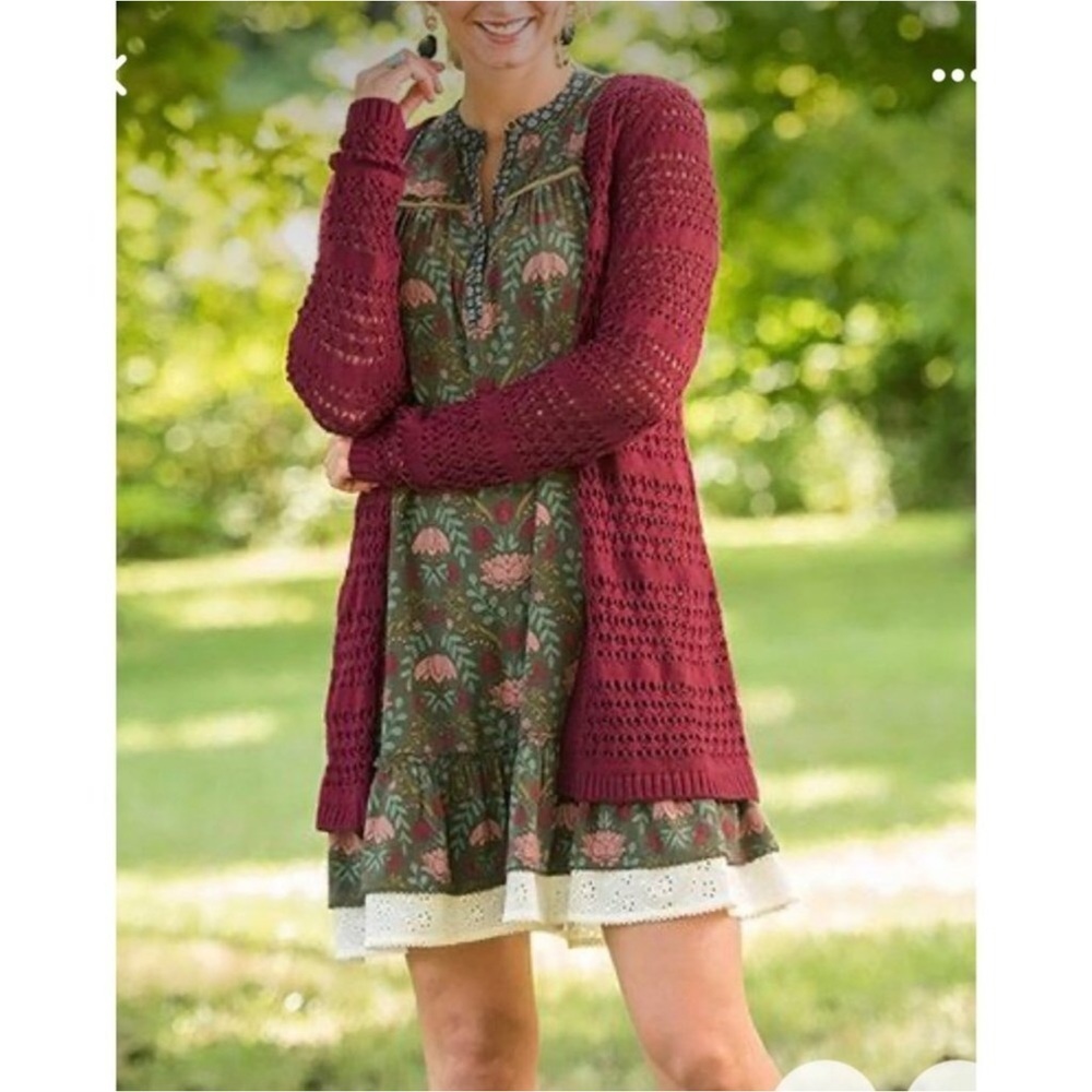 Matilda Jane Breaking New Ground floral shift dress Size Small
